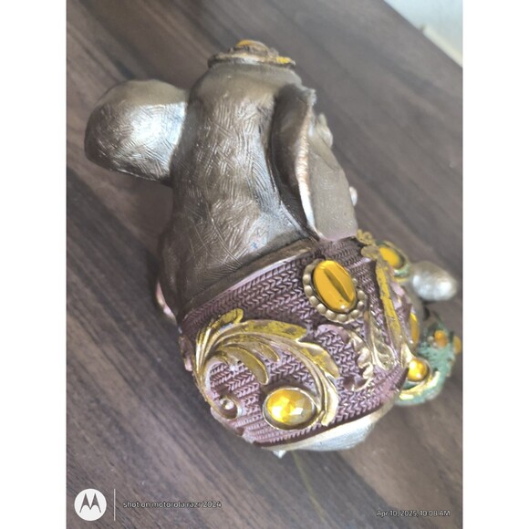 Alabastre European Style" Elephant & Baby Figurine - Picture 8 of 13